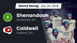 Recap: Shenandoah  vs. Caldwell  2018
