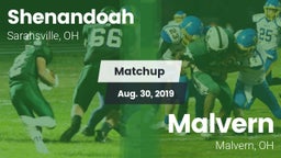 Matchup: Shenandoah vs. Malvern  2019