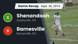 Recap: Shenandoah  vs. Barnesville  2019