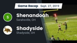 Recap: Shenandoah  vs. Shadyside  2019