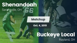 Matchup: Shenandoah vs. Buckeye Local  2019