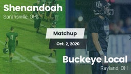 Matchup: Shenandoah vs. Buckeye Local  2020