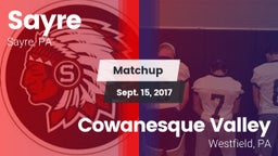 Matchup: Sayre vs. Cowanesque Valley  2017