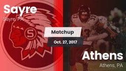 Matchup: Sayre vs. Athens  2017