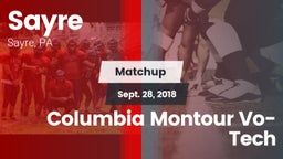 Matchup: Sayre vs. Columbia Montour Vo-Tech 2018