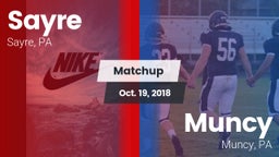 Matchup: Sayre vs. Muncy  2018