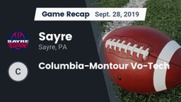 Recap: Sayre  vs. Columbia-Montour Vo-Tech 2019