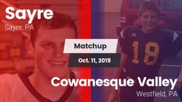 Matchup: Sayre vs. Cowanesque Valley  2019