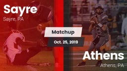 Matchup: Sayre vs. Athens  2019