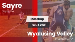 Matchup: Sayre vs. Wyalusing Valley  2020