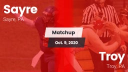 Matchup: Sayre vs. Troy  2020