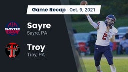 Recap: Sayre  vs. Troy  2021