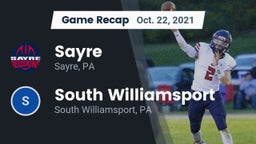 Recap: Sayre  vs. South Williamsport  2021