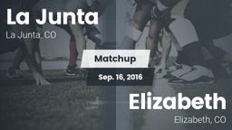 Matchup: La Junta vs. Elizabeth  2016