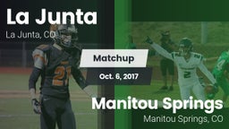 Matchup: La Junta vs. Manitou Springs  2017