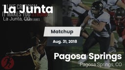 Matchup: La Junta vs. Pagosa Springs  2018