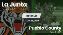 Matchup: La Junta vs. Pueblo County  2020