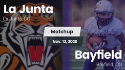 Matchup: La Junta vs. Bayfield  2020