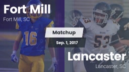 Matchup: Fort Mill vs. Lancaster  2017