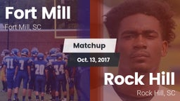 Matchup: Fort Mill vs. Rock Hill  2017