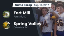 Recap: Fort Mill  vs. Spring Valley  2017