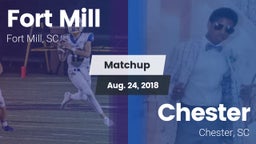 Matchup: Fort Mill vs. Chester  2018