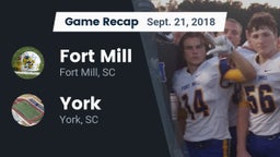 Recap: Fort Mill  vs. York  2018