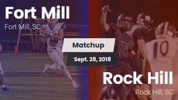 Matchup: Fort Mill vs. Rock Hill  2018
