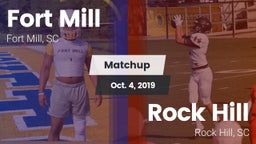 Matchup: Fort Mill vs. Rock Hill  2019