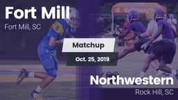 Matchup: Fort Mill vs. Northwestern  2019