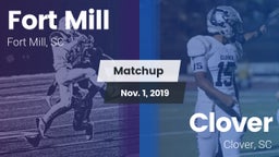 Matchup: Fort Mill vs. Clover  2019