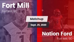 Matchup: Fort Mill vs. Nation Ford  2020
