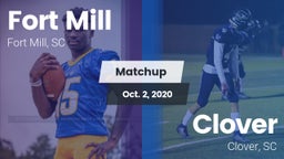 Matchup: Fort Mill vs. Clover  2020