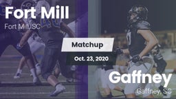 Matchup: Fort Mill vs. Gaffney  2020