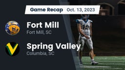 Recap: Fort Mill  vs. Spring Valley  2023