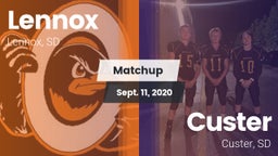 Matchup: Lennox vs. Custer  2020