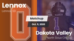 Matchup: Lennox vs. Dakota Valley  2020