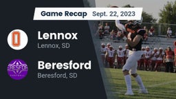 Recap: Lennox  vs. Beresford  2023