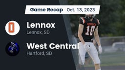 Recap: Lennox  vs. West Central  2023