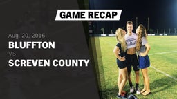 Recap: Bluffton  vs. Screven County  2016