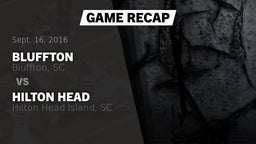 Recap: Bluffton  vs. Hilton Head  2016
