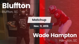 Matchup: Bluffton vs. Wade Hampton  2016