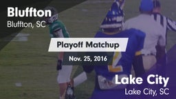 Matchup: Bluffton vs. Lake City  2016