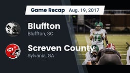 Recap: Bluffton  vs. Screven County  2017