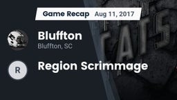 Recap: Bluffton  vs. Region Scrimmage 2017