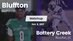 Matchup: Bluffton vs. Battery Creek  2017