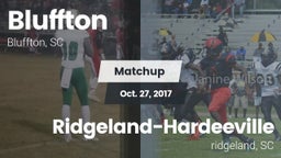 Matchup: Bluffton vs. Ridgeland-Hardeeville 2017