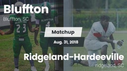 Matchup: Bluffton vs. Ridgeland-Hardeeville 2018