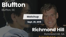 Matchup: Bluffton vs. Richmond Hill  2018