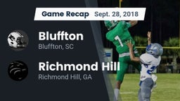 Recap: Bluffton  vs. Richmond Hill  2018